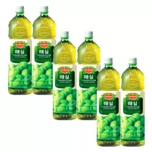 델몬트 아무 매실 1.5L 6입 오렌지 과채 레몬 주스
