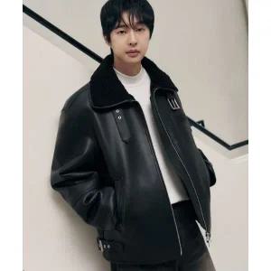 매장정품 드로우핏 DRAWFIT DRAW FIT [오정규X드로우핏] 시어링 미니멀 무스탕 자켓 [BLACK] DFJK4401BK 75