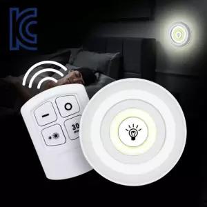 (KC) 미우 터치등 리모콘 원형 LED 무드등 취침등