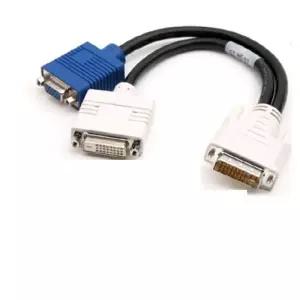 DVI 젠더 선택분배기 이우 DVI-I to DVI-D VGA Coms
