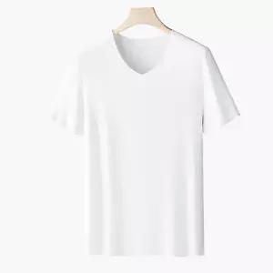 브이넥 반팔 미우 03심리스T-W-3XL110 화이 이너웨어
