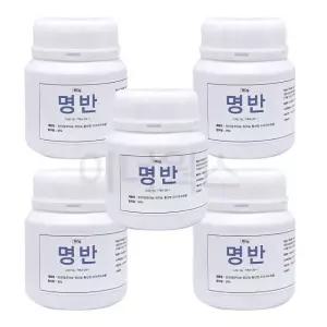 180g 명반백반 백반가루 x 삼현제약 뱀퇴치제 봉숭아물 염색제 5개 IWF1E704