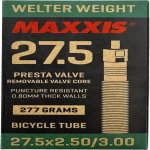 Maxxis 27.5인치 x 2.5-3.0인치 웰터 웨이트 자전거 내부 튜브 프레스타 또는 슈레이더 밸브 탈착식 코어
