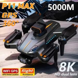 드론 입문용 미니 어린이 촬영 무인기 나비 전문가용 RC 전투기 헬리콥터 비행기 P11 Pro Max 드론 8K 5G G