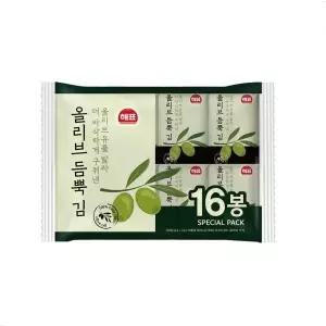 해표 올리브김 4g 16봉 x4세트 식사 회식 즉석요리 집밥 혼밥 분식