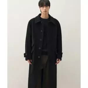 매장정품 드로우핏 DRAWFIT DRAW FIT [오정규X드로우핏] 컨사이즈 울 원더 발마칸 코트 [BLACK] DFCT4402BK