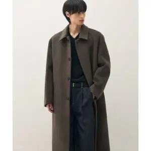 매장정품 드로우핏 DRAWFIT DRAW FIT 프리미어 퓨어 울 발마칸 코트 [MELANGE BROWN] DFCT1404MEBR 758828