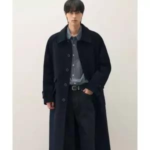 매장정품 드로우핏 DRAWFIT DRAW FIT [오정규X드로우핏] 컨사이즈 울 원더 발마칸 코트 [NAVY] DFCT4402NV