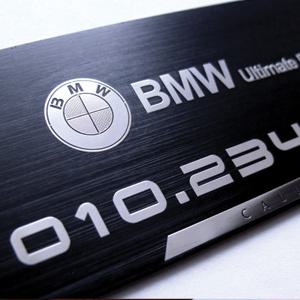 메탈맥스 포르쉐 블랙 알루미늄 주차번호판-HC/수입차/벤츠/bmw/아우디/폭스바겐/인피니티/토요 / 알루미늄