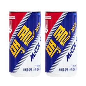 일화 맥콜 190ml x 60캔 캔음료 보리 탄산음료 서비스 음료수도매