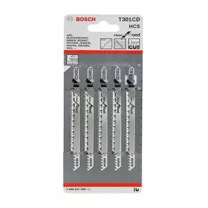 보쉬 목재용 직소날 T301CD 빠른절단 5pcs