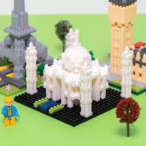 [오피스스쿨] 민화 KC인증 랜드마크 블록 (4종택1) DIY 만들기키트 다문화수업연계 조립 미니어쳐 소품 