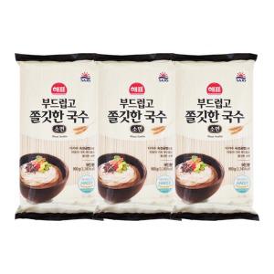 사조해표 부드럽고 쫄깃한 국수 소면 900g x 3개