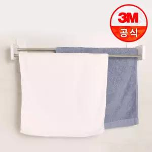 3M 코맨드 타공없는 2단형 너비조절가능 수건걸이