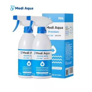메디아쿠아 500ml+500ml 차아염소산수 살균제