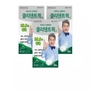 동아제약 클리덴트 RX 48정 틀니세정제 3개