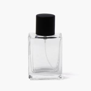 새로핸즈 클램프 타입 유리 향수공병 사각 무광블랙 50ml