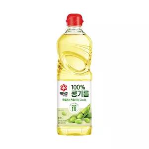 cj 백설 콩기름 0.5l 튀김용오일 가정용 식용유 식물성오일