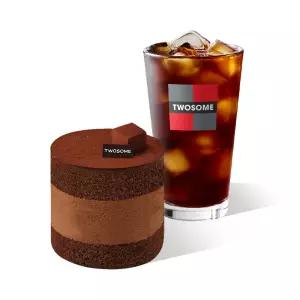 [투썸] 파베 초콜릿 케이크 (쁘띠) + 아메리카노 R