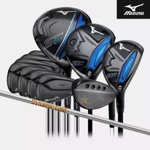 미즈노 ST-MAX 230 PRO 225 블랙 웨지증정 스틸 조합 남성풀세트[12PC/7i/4번~PW][DG 1