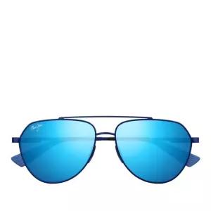 블루 하와이 에비에이터 더블 브리지 선글라스 WAIWAI BLUE