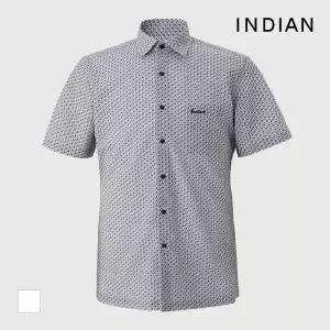 [INDIAN] 변형 프린트 반팔셔츠_MITNS3M4231
