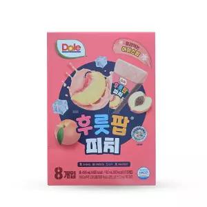 Dole 돌 후룻팝 피치 62ml x 8개입/과일 아이스크림