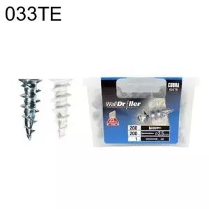 고품질 코브라앙카 석고앙카 033TE M3.5 아연 200개입 임팩드릴 (W75DEB3)