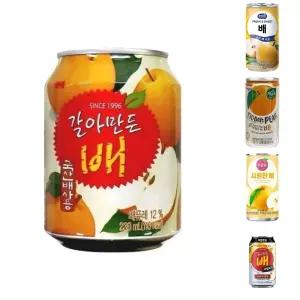 과즙음료 해태음료 갈아만든배 238ml X 12캔/배쥬스/갈배캔/배캔/배드링크/배캔음료/캔갈배/켄음료배/배즙