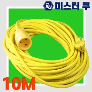 국산 일신 작업연장 코드선 1구 10M 멀티콘센트 캠핑 현장 산업용 전기선 접지릴선