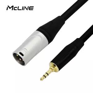 맥라인 MC-HA28 ST 3.5mm-XLR 캐논 숫 3m PC 앰프 믹서 스피커 연결선 음향 오디오 케이블