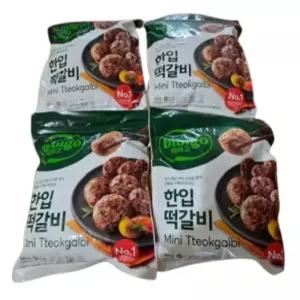 비비고 한입떡갈비 490g 4개