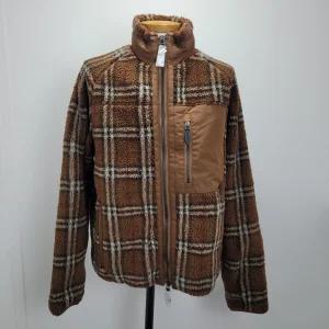 [BURBERRY]  빈티지 체크 후리스 브라운 8047868