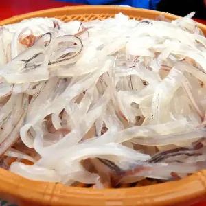 활 오징어 회 250g 야채소스포함
