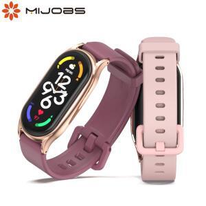 Mi Band 10 9 8 7 6 5 4 3 스트랩 팔찌 for Xiaomi 스마트 밴드 손목 벨트 Miband