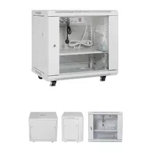 19형 미니 허브랙 500H 600W 450D 케이지너트 전산실 통신랙 장비 보관 랙케이스 CCTV 네트워크랙 캐비넷렉