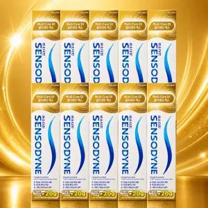 약국용 센소다인 멀티케어 엑스 치약 120g X 10개 불소 충치 시린이용 구취 잇몸 구강상쾌 대용량