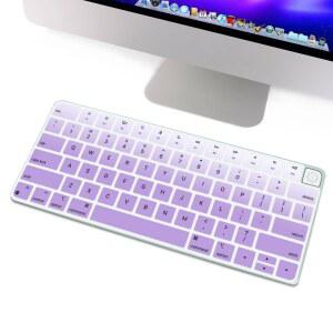 Apple Magic 키보드 커버(2021 출시) A2450 A2449 스티커 iMAC 키보드 보호기 실리콘 블루투스 키보드 케이스 New