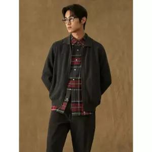 매장정품 빈폴 BEANPOLE MEN 칼라넥 집업 가디건 카디건 - 애쉬 203981