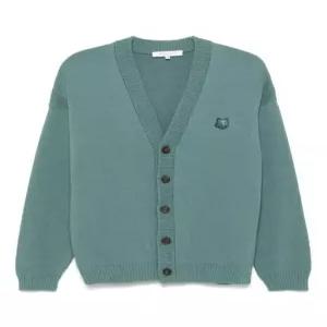 25SS 메종키츠네 가디건 OM00502KT10990080 SOFT TEAL DOM