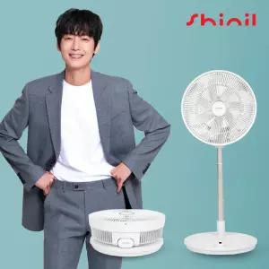 신일전자 BLDC 유 무선선풍기 14인치 배터리 4400mAh 저소음 접이가능 캠핑 야외 거실 사무실 매장