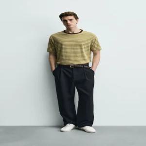 ZARA 자라 레귤러핏 스트라이프 티셔츠 - 4333/403/104 126757