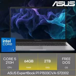 ASUS ExpertBook P1 P1503CVA-S72002 (RAM 64GB_SSD 2TB)_마우스+장패드증정 AN