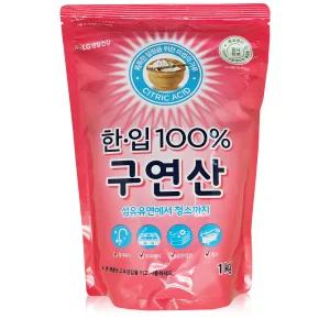 한입 100% 구연산 세정제 1kg ~ 엘지생활건강 섬유유연에서 청소까지