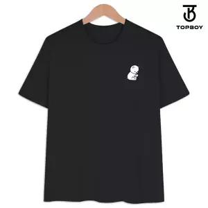 [탑보이] 남녀공용 30수 스테이독 프린팅 반팔티 (TOP113)