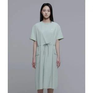매장정품 NATIONALGEOGRAPHIC N242WOP910 아델리 경량 우븐 스트레치 라운드넥 원피스 LIGHT JADE N242WOP9