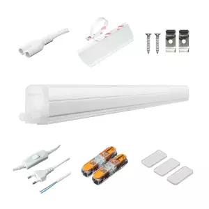 T5K03 플러그선 + 가림막 설치세트 필립스 LED T5 BATTEN 7W 600mm 주백색