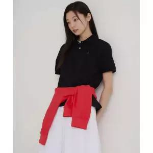 빈폴 BEANPOLE MEN Essential 피케 칼라넥 반소매 티셔츠 블랙 BC6242E715 484133