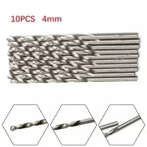 10Pcs 드릴 비트 4mm 고속 강철 드릴링 오거 카운터 싱크 나무 및 금속 전기 도구