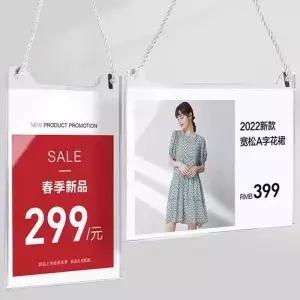 A5/A4/A3 POP 디스플레이 사인 홀더 프레임 걸이형 아크릴 가격표 광고 창문 광고판 포스터